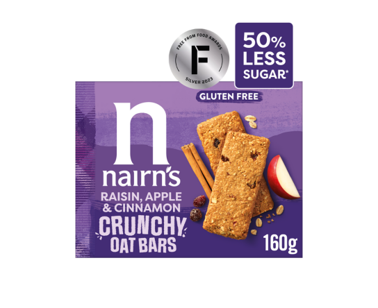 Nairn's Apple, Raising & Cinnamon Crunchy Oat Bars
